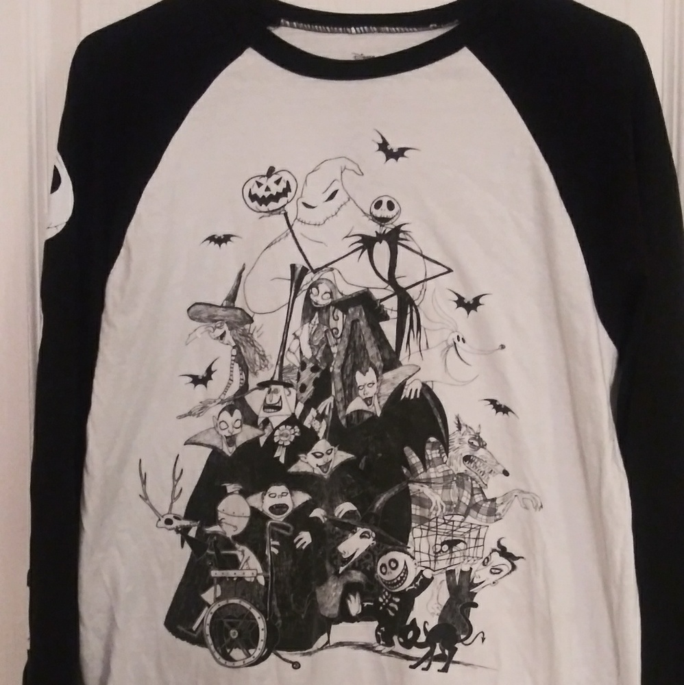 Nightmare Before Christmas Baseball Tee